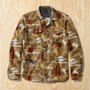 L.L.Bean x Todd Snyder Printed Chamois Shirt in Cabin Print New w/ tags!